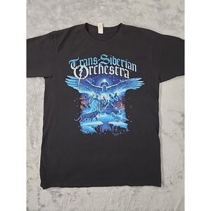 Trans Siberian Orchestra Shirt Mens‎ Medium 2022 Winter Tour Concert Wolf Tiger